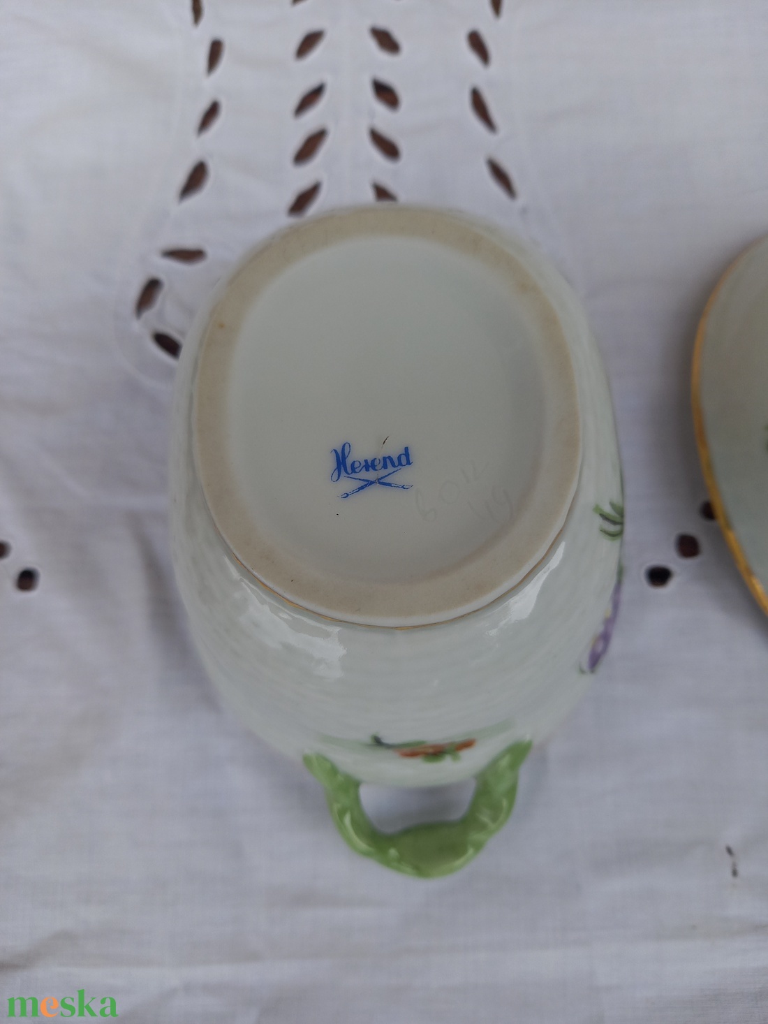 Herendi porcelán_rózsafogós bonbonier - otthon & életmód - dekoráció - dísztárgy - Meska.hu Herendi porcelán_rózsafogós bonbonier - otthon & életmód - dekoráció - dísztárgy - Meska.hu