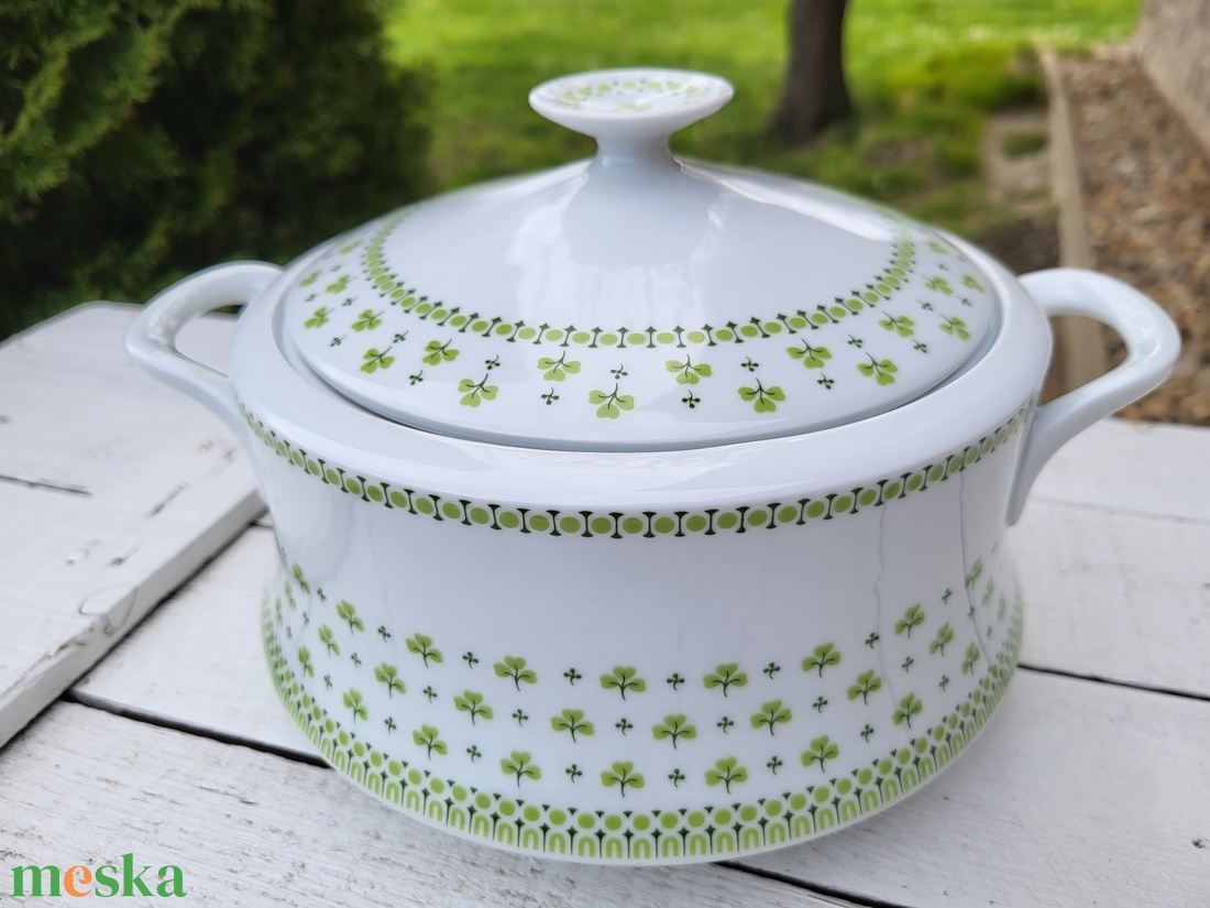 Alföldi porcelán_lóherés levesestál - otthon & életmód - konyhafelszerelés, tálalás - tálalás - tányér & étkészlet - Meska.hu Alföldi porcelán_lóherés levesestál - otthon & életmód - konyhafelszerelés, tálalás - tálalás - tányér & étkészlet - Meska.hu
