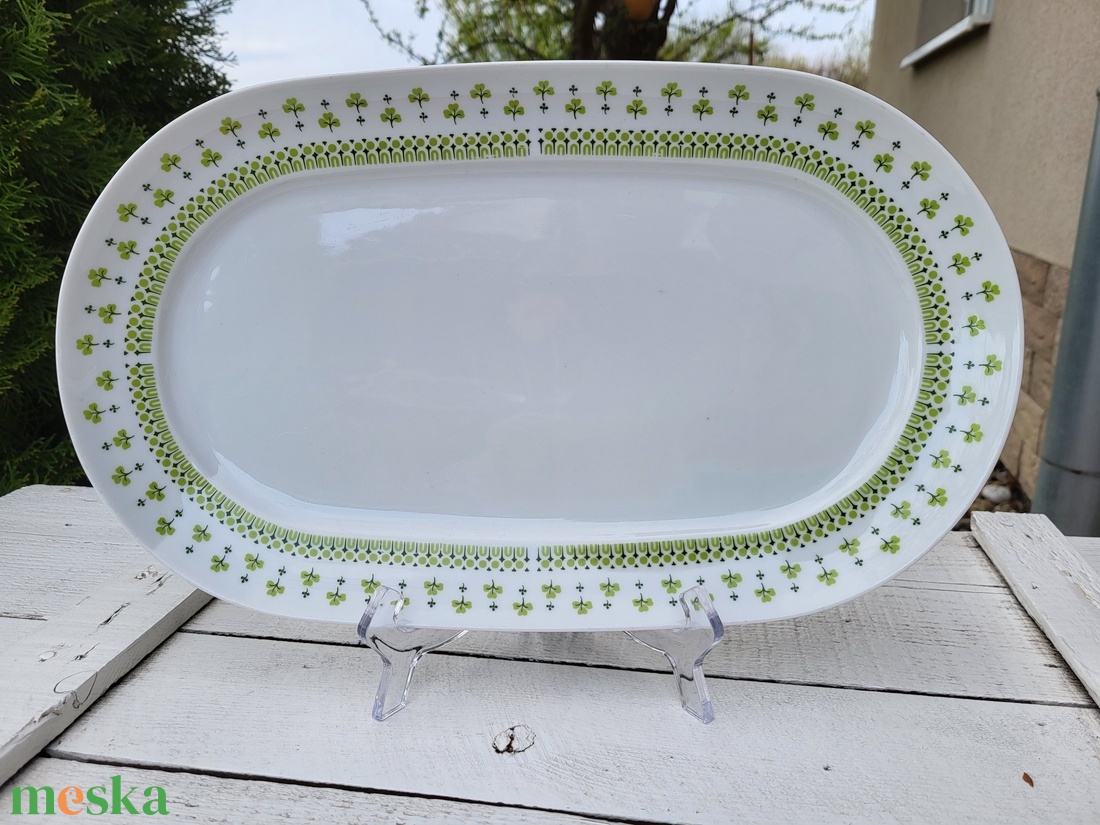 Alföldi porcelán_lóherés sültes tál - otthon & életmód - konyhafelszerelés, tálalás - tálalás - tányér & étkészlet - Meska.hu Alföldi porcelán_lóherés sültes tál - otthon & életmód - konyhafelszerelés, tálalás - tálalás - tányér & étkészlet - Meska.hu