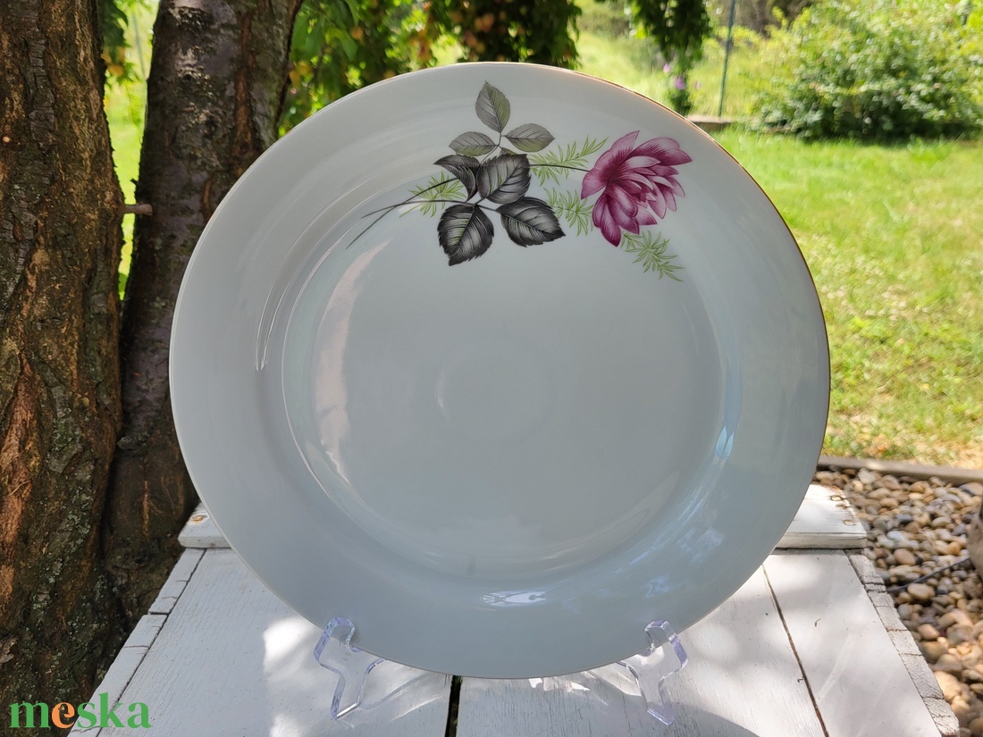 Alföldi porcelán_Bazsarózsás süteményes tál - otthon & életmód - konyhafelszerelés, tálalás - tálalás - tányér & étkészlet - Meska.hu Alföldi porcelán_Bazsarózsás süteményes tál - otthon & életmód - konyhafelszerelés, tálalás - tálalás - tányér & étkészlet - Meska.hu