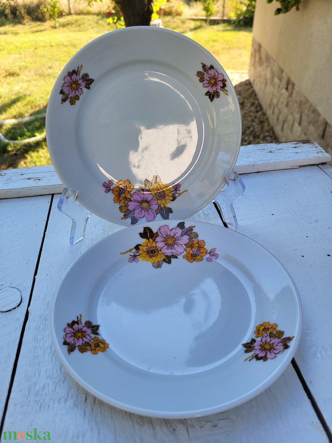 Alföldi porcelán_Dáliás süteményes tányérpár - otthon & életmód - konyhafelszerelés, tálalás - tálalás - tányér & étkészlet - Meska.hu Alföldi porcelán_Dáliás süteményes tányérpár - otthon & életmód - konyhafelszerelés, tálalás - tálalás - tányér & étkészlet - Meska.hu
