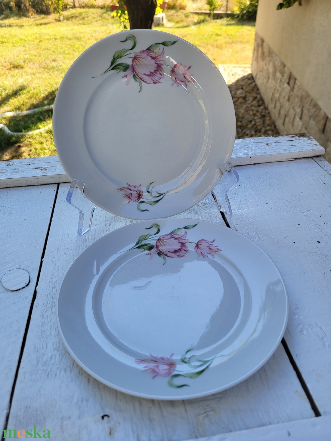 Alföldi porcelán_Tulipános süteményes tányérpár - otthon & életmód - konyhafelszerelés, tálalás - tálalás - tányér & étkészlet - Meska.hu Alföldi porcelán_Tulipános süteményes tányérpár - otthon & életmód - konyhafelszerelés, tálalás - tálalás - tányér & étkészlet - Meska.hu