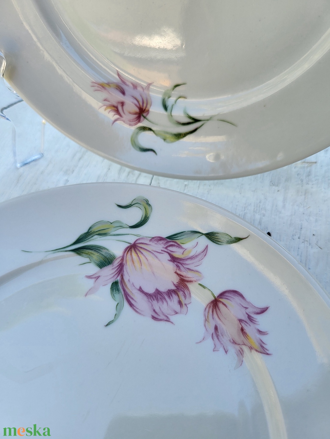 Alföldi porcelán_Tulipános süteményes tányérpár - otthon & életmód - konyhafelszerelés, tálalás - tálalás - tányér & étkészlet - Meska.hu Alföldi porcelán_Tulipános süteményes tányérpár - otthon & életmód - konyhafelszerelés, tálalás - tálalás - tányér & étkészlet - Meska.hu