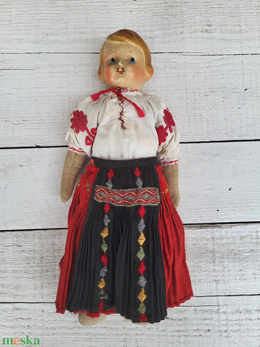 Antik, vintage, népviseletes papírmasé fejű rongybaba - játék & sport - baba & babaház - baba - Meska.hu Antik, vintage, népviseletes papírmasé fejű rongybaba - játék & sport - baba & babaház - baba - Meska.hu