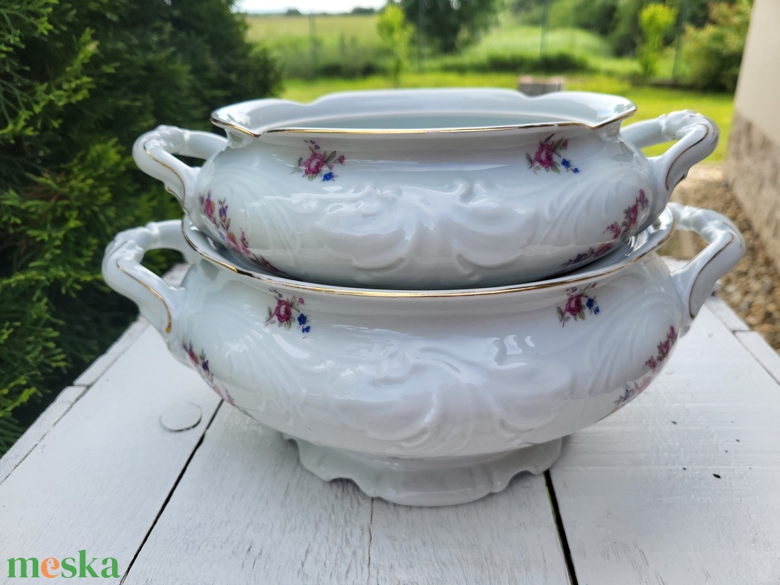 Régi, lengyel porcelán levesestálak párban - otthon & életmód - konyhafelszerelés, tálalás - tálalás - tányér & étkészlet - Meska.hu Régi, lengyel porcelán levesestálak párban - otthon & életmód - konyhafelszerelés, tálalás - tálalás - tányér & étkészlet - Meska.hu