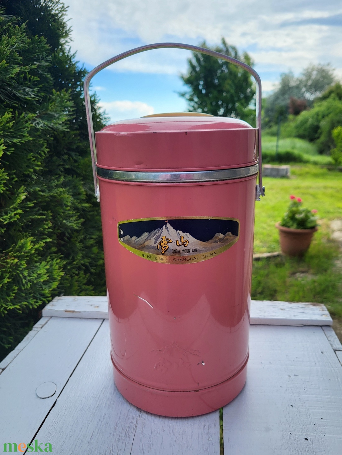 Vintage, retro, nagyméretű, kínai ételhordó termosz - otthon & életmód - konyhafelszerelés, tálalás - italos kellékek - termoszok - Meska.hu Vintage, retro, nagyméretű, kínai ételhordó termosz - otthon & életmód - konyhafelszerelés, tálalás - italos kellékek - termoszok - Meska.hu