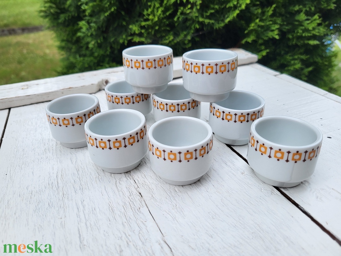 Alföld porcelán_terrakotta pálinkás kupica készlet - otthon & életmód - konyhafelszerelés, tálalás - tálalás - pálinkás poharak, szettek - Meska.hu Alföld porcelán_terrakotta pálinkás kupica készlet - otthon & életmód - konyhafelszerelés, tálalás - tálalás - pálinkás poharak, szettek - Meska.hu