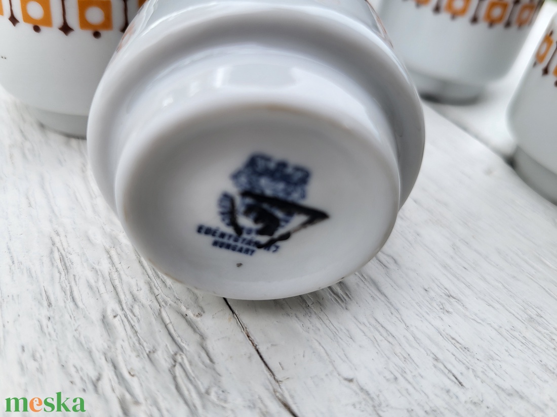 Alföld porcelán_terrakotta pálinkás kupica készlet - otthon & életmód - konyhafelszerelés, tálalás - tálalás - pálinkás poharak, szettek - Meska.hu Alföld porcelán_terrakotta pálinkás kupica készlet - otthon & életmód - konyhafelszerelés, tálalás - tálalás - pálinkás poharak, szettek - Meska.hu