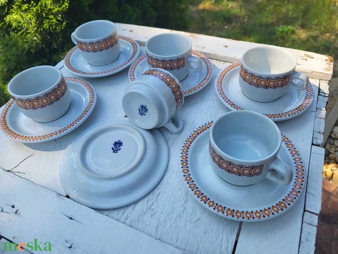 Alföldi porcelán_terrakotta mokkás/kávés csészeszett - otthon & életmód - konyhafelszerelés, tálalás - tálalás - bögre & csésze - Meska.hu Alföldi porcelán_terrakotta mokkás/kávés csészeszett - otthon & életmód - konyhafelszerelés, tálalás - tálalás - bögre & csésze - Meska.hu