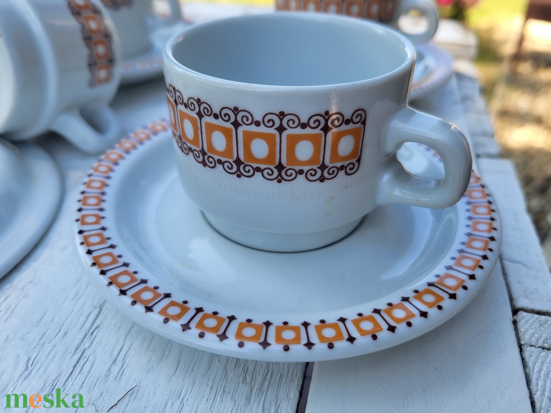 Alföldi porcelán_terrakotta mokkás/kávés csészeszett - otthon & életmód - konyhafelszerelés, tálalás - tálalás - bögre & csésze - Meska.hu Alföldi porcelán_terrakotta mokkás/kávés csészeszett - otthon & életmód - konyhafelszerelés, tálalás - tálalás - bögre & csésze - Meska.hu