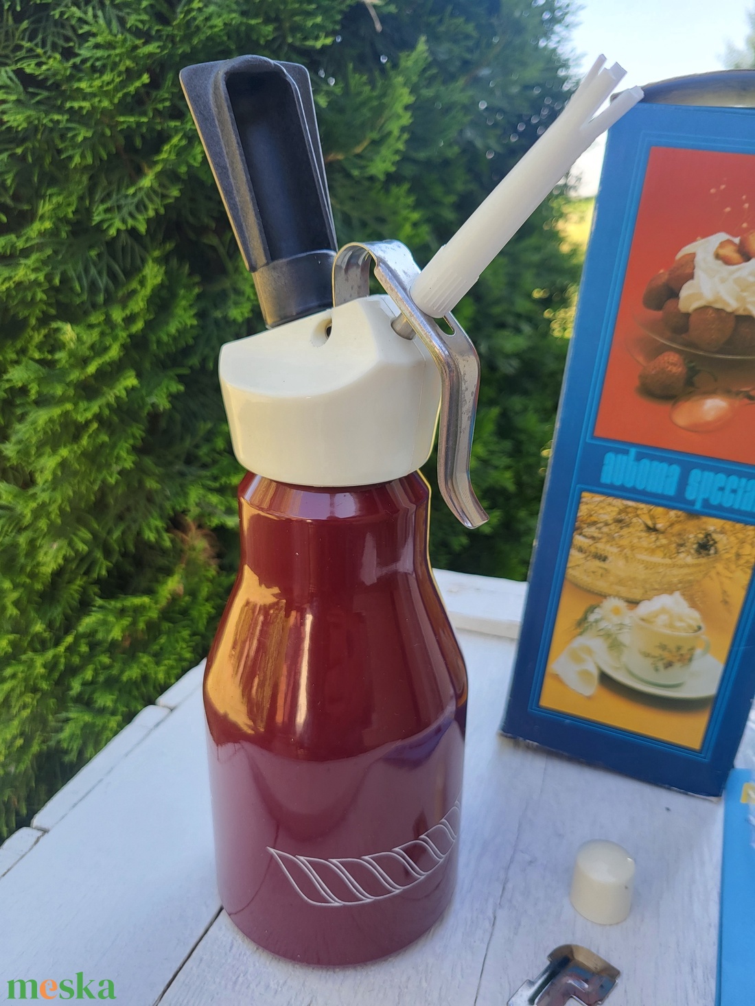 Vintage, retro habszifon - otthon & életmód - konyhafelszerelés, tálalás - italos kellékek - italtartó - Meska.hu Vintage, retro habszifon - otthon & életmód - konyhafelszerelés, tálalás - italos kellékek - italtartó - Meska.hu