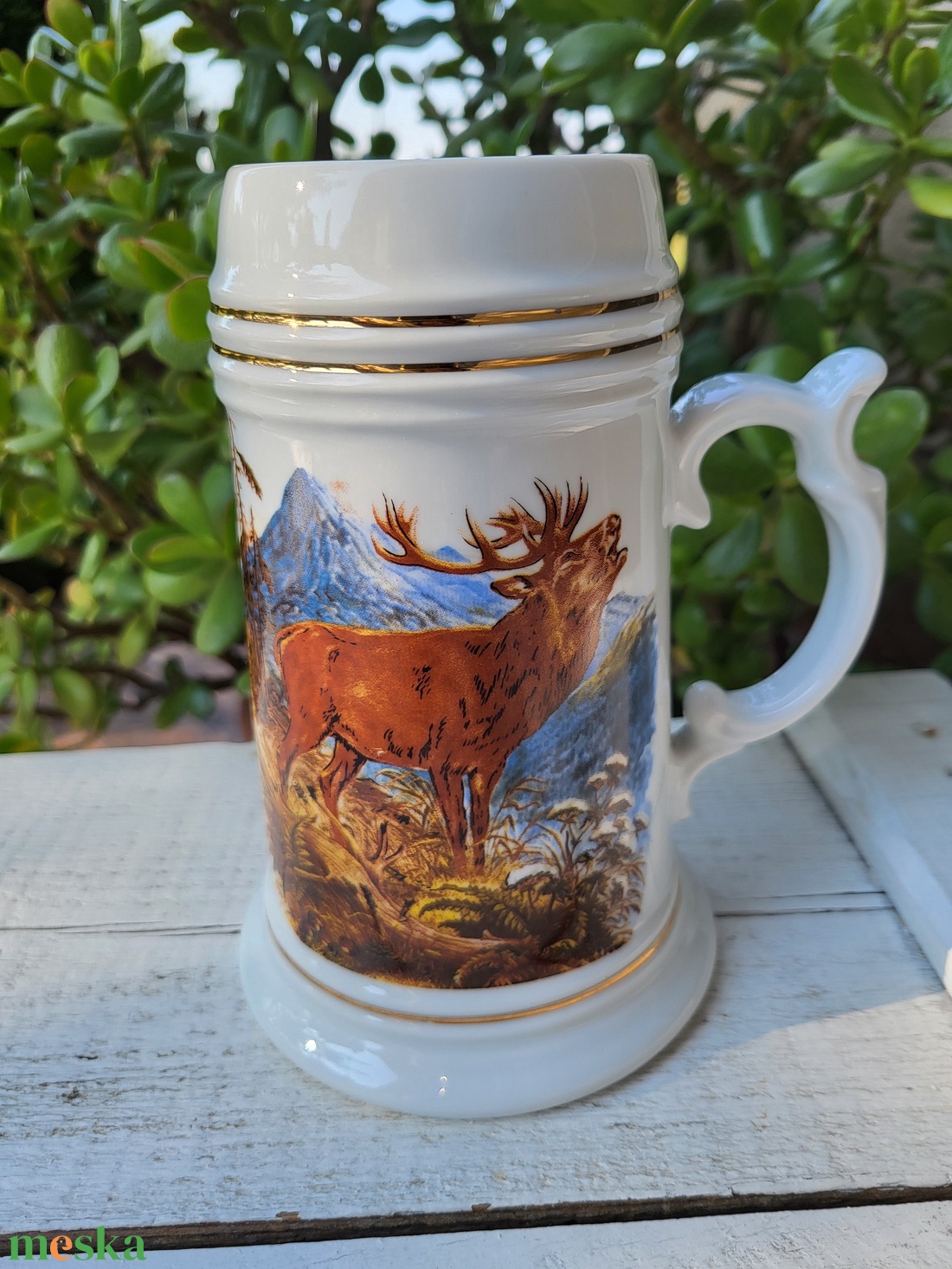 Hollóházi porcelán_vadászjelenetes söröskorsó - otthon & életmód - konyhafelszerelés, tálalás - tálalás - sörös pohár és korsó - Meska.hu Hollóházi porcelán_vadászjelenetes söröskorsó - otthon & életmód - konyhafelszerelés, tálalás - tálalás - sörös pohár és korsó - Meska.hu