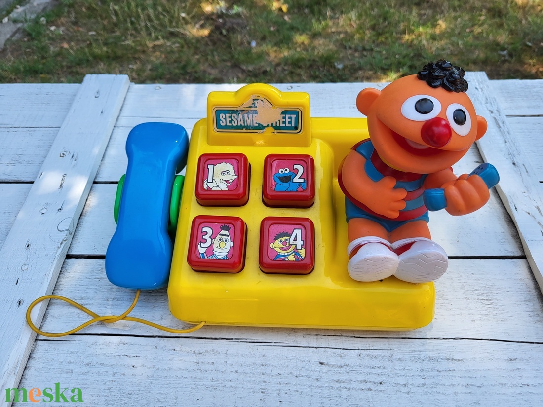 Vintage TICO Playtime Sesame Street gyerek telefon_1993 - játék & sport - készségfejlesztő és logikai játék - oktató játékok - Meska.hu Vintage TICO Playtime Sesame Street gyerek telefon_1993 - játék & sport - készségfejlesztő és logikai játék - oktató játékok - Meska.hu