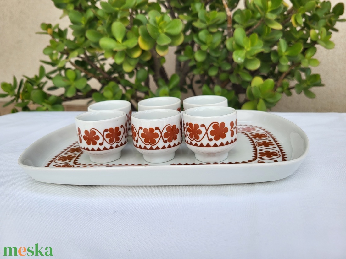 Alföldi porcelán_Pálinkáspohár készlet tálcával - otthon & életmód - konyhafelszerelés, tálalás - tálalás - pálinkás poharak, szettek - Meska.hu Alföldi porcelán_Pálinkáspohár készlet tálcával - otthon & életmód - konyhafelszerelés, tálalás - tálalás - pálinkás poharak, szettek - Meska.hu