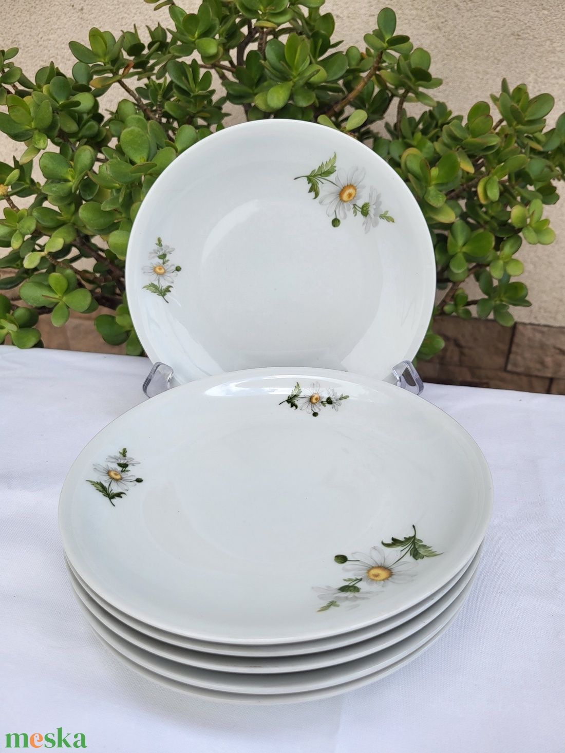 Alföldi porcelán_margarétás kistányér szett_6 db-os - otthon & életmód - konyhafelszerelés, tálalás - tálalás - tányér & étkészlet - Meska.hu Alföldi porcelán_margarétás kistányér szett_6 db-os - otthon & életmód - konyhafelszerelés, tálalás - tálalás - tányér & étkészlet - Meska.hu