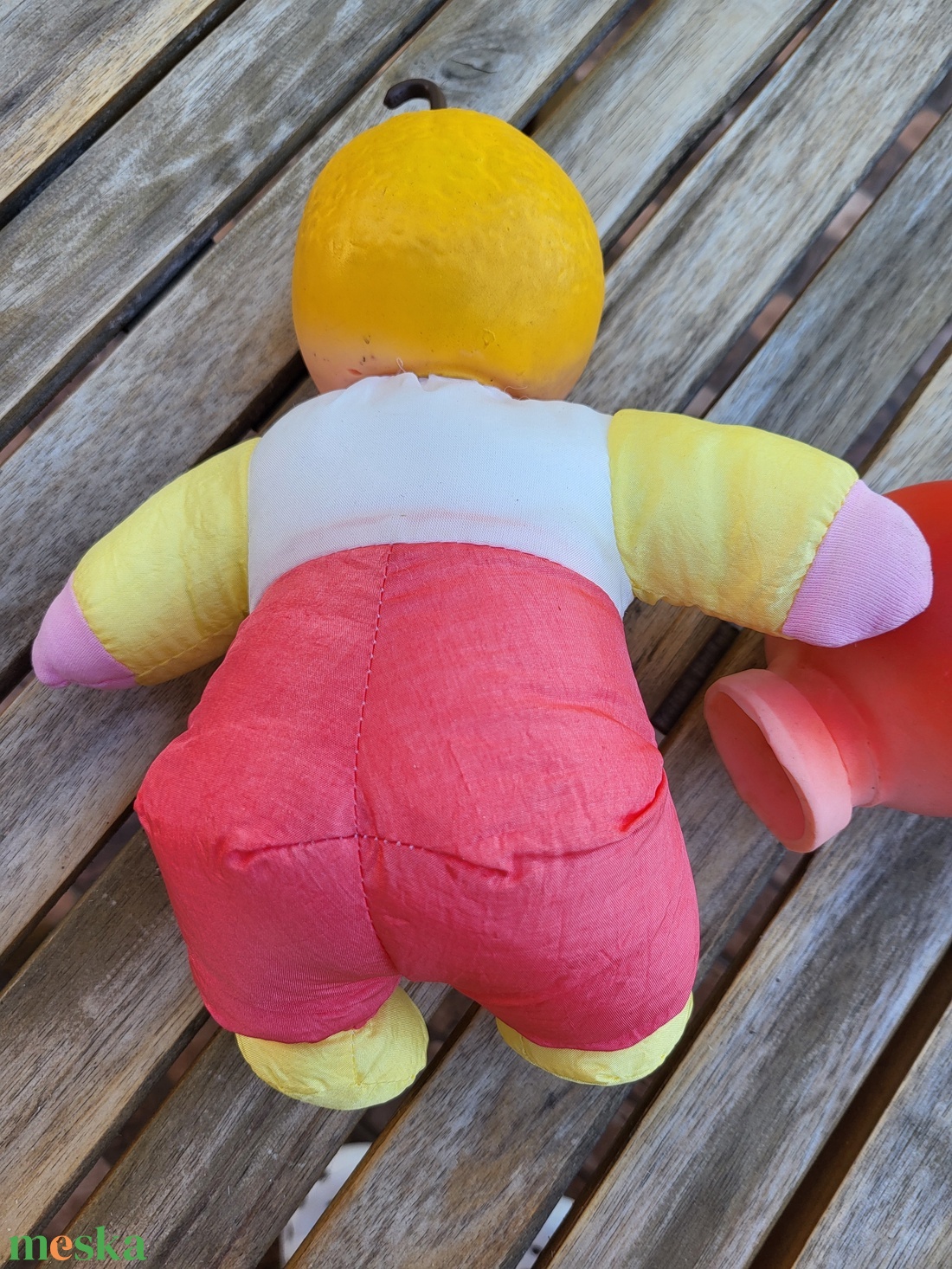 Vintage, variálható fejű, gyümölcs baba_Fruit Doll Les Toufous Mundia Lemon_'70-es évek - játék & sport - baba & babaház - baba - Meska.hu