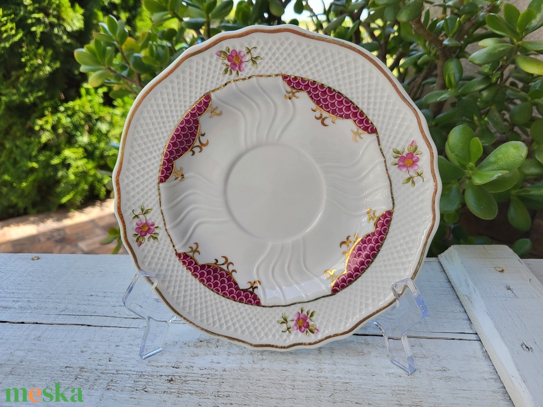 Hollóházi porcelán_Henriett mintás teás csészealj készletpótlásra - otthon & életmód - konyhafelszerelés, tálalás - tálalás - bögre & csésze - Meska.hu Hollóházi porcelán_Henriett mintás teás csészealj készletpótlásra - otthon & életmód - konyhafelszerelés, tálalás - tálalás - bögre & csésze - Meska.hu