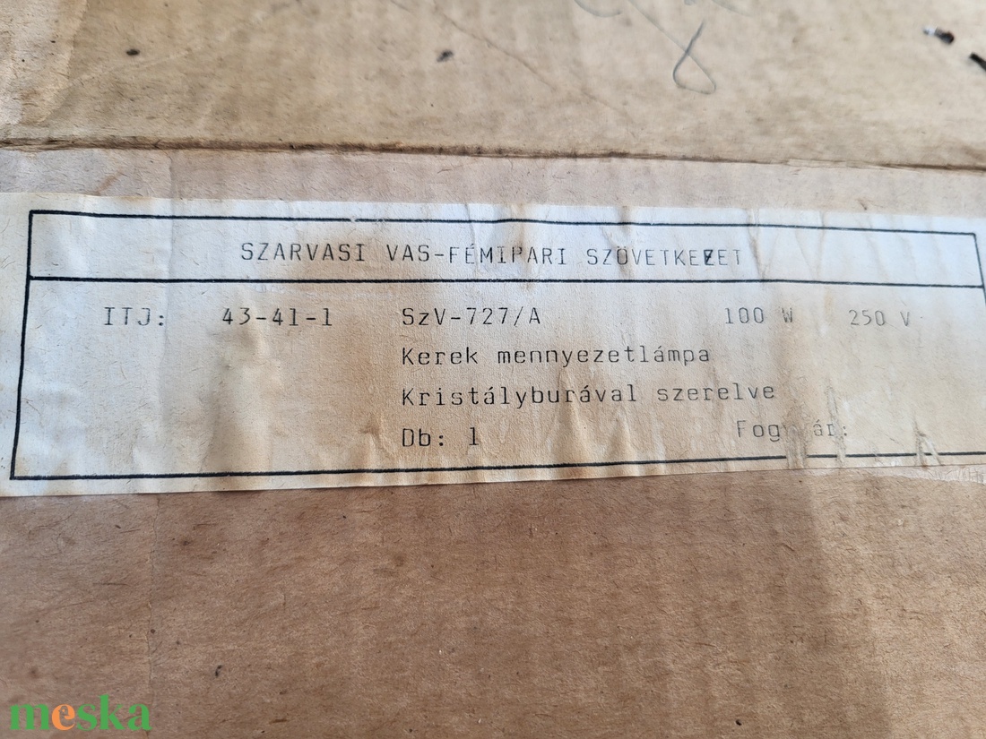 Szarvasi mennyezeti lámpa kristályüveg búrával, eredeti dobozában - otthon & életmód - lámpa - fali & mennyezeti lámpa - Meska.hu Szarvasi mennyezeti lámpa kristályüveg búrával, eredeti dobozában - otthon & életmód - lámpa - fali & mennyezeti lámpa - Meska.hu