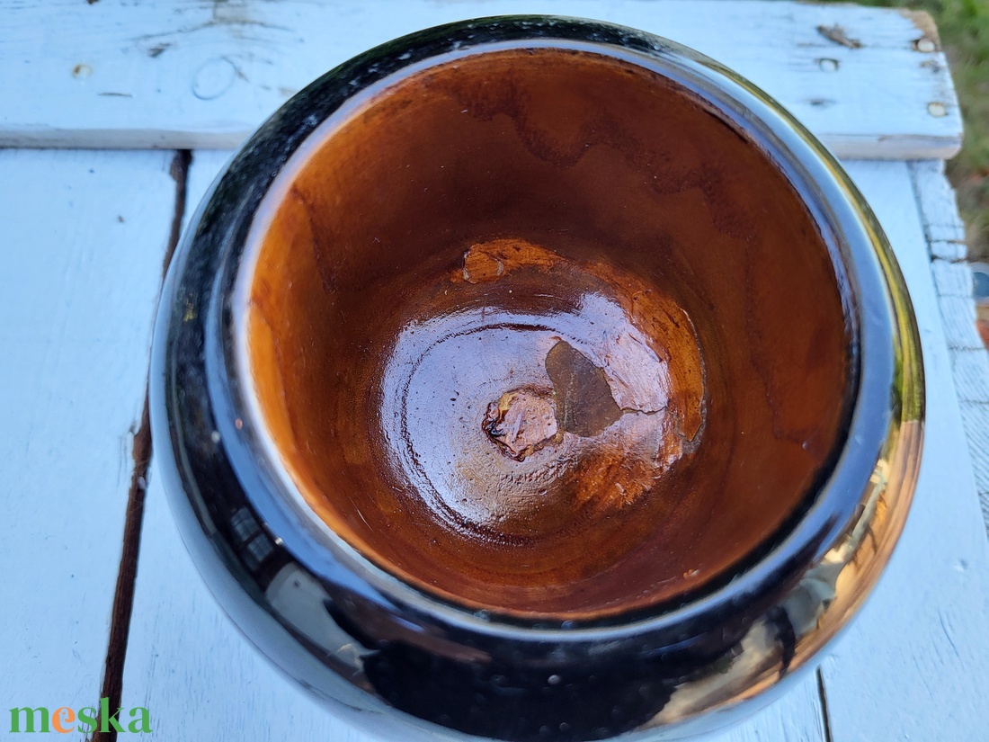 Lakkozott kínai fa váza/kaspó/gyertyatartó - otthon & életmód - dekoráció - virágdísz és tartó - váza - Meska.hu