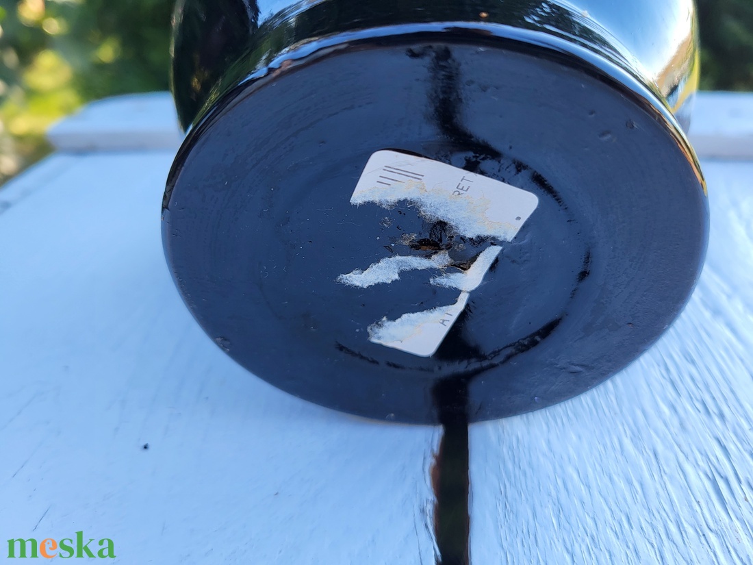 Lakkozott kínai fa váza/kaspó/gyertyatartó - otthon & életmód - dekoráció - virágdísz és tartó - váza - Meska.hu