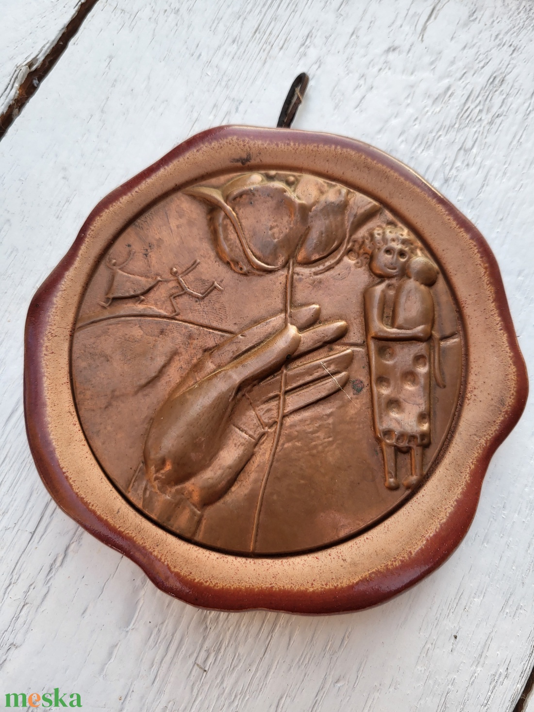 Ligeti Erika anyák napi falikép - otthon & életmód - dekoráció - fali és függő dekoráció - függődísz - Meska.hu