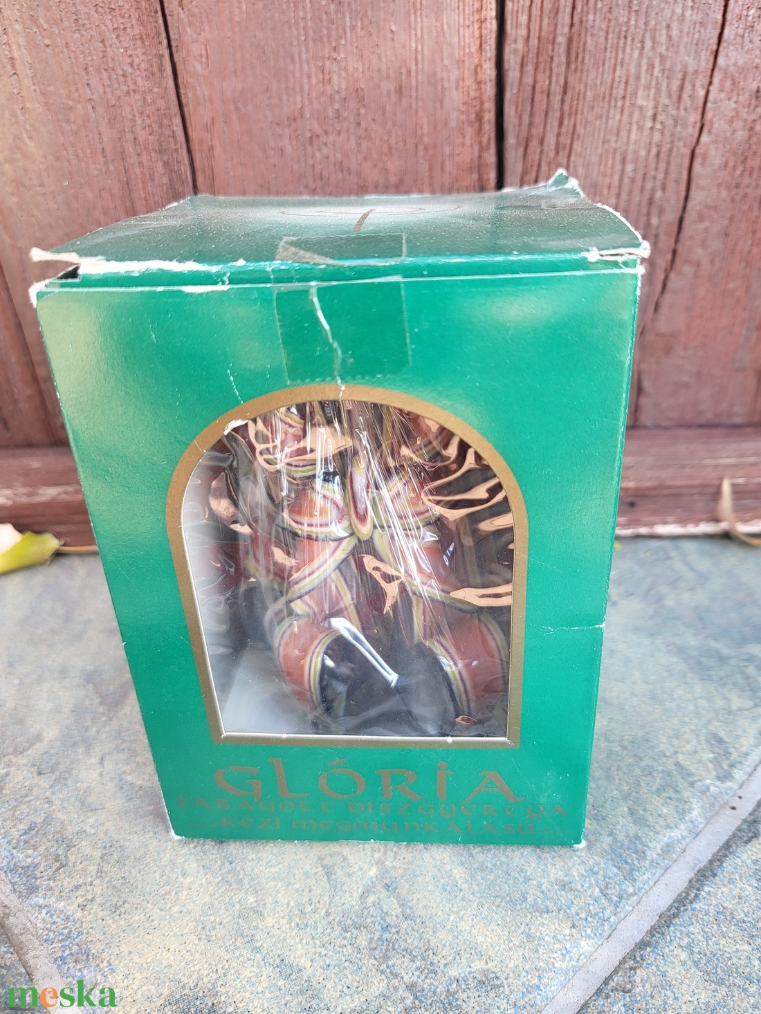 Glória kézi megmunkálású paraffingyertya - otthon & életmód - gyertya, illat, aroma - gyertya - Meska.hu