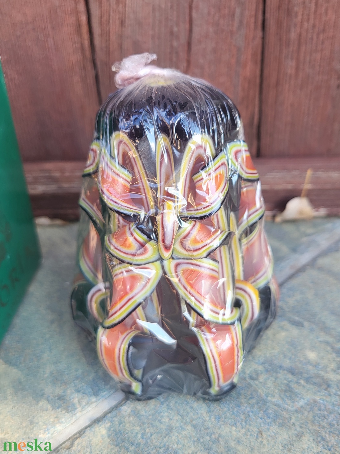 Glória kézi megmunkálású paraffingyertya - otthon & életmód - gyertya, illat, aroma - gyertya - Meska.hu