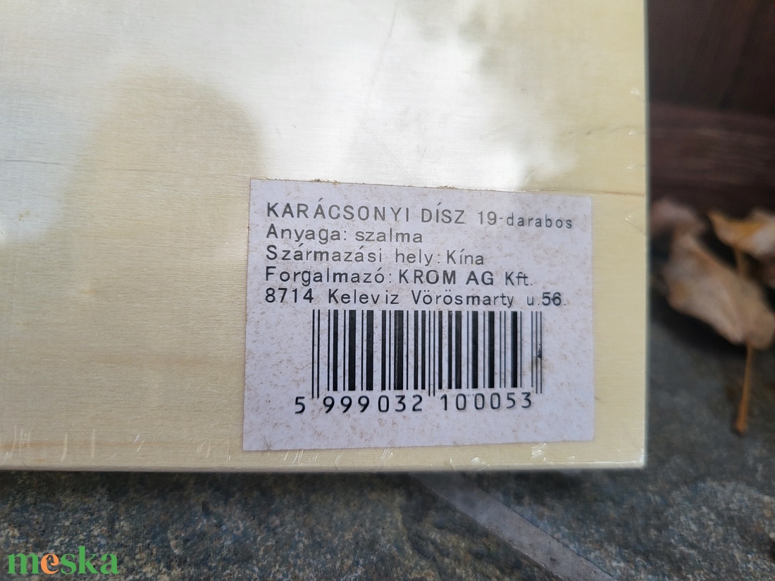 Szalma karácsonyfadísz csomag - karácsony - karácsonyi lakásdekoráció - karácsonyfadíszek - Meska.hu