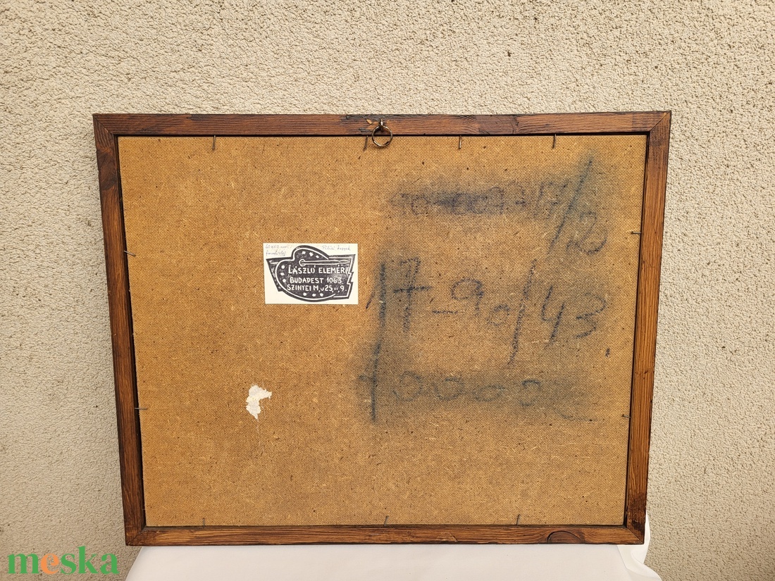 László Elemér Pilisi hegyek festmény - művészet - festmény - olajfestmény - Meska.hu