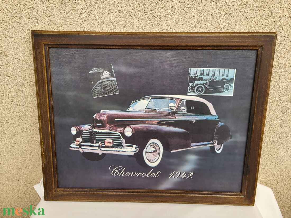 Vintage stílusú falikép_Chevrolet 1942_Oldsmobile - otthon & életmód - dekoráció - kép & falikép - vászonkép - Meska.hu