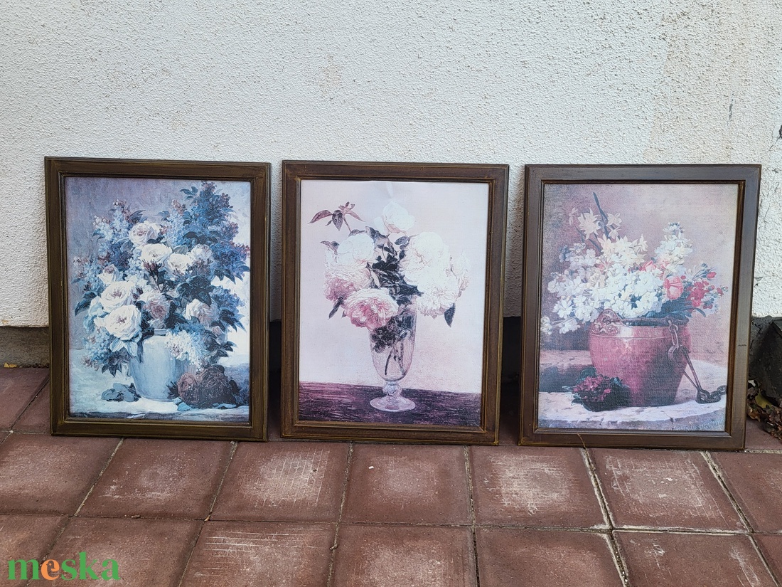 3 db fa képkeret - otthon & életmód - dekoráció - kép & falikép - képkeret - Meska.hu