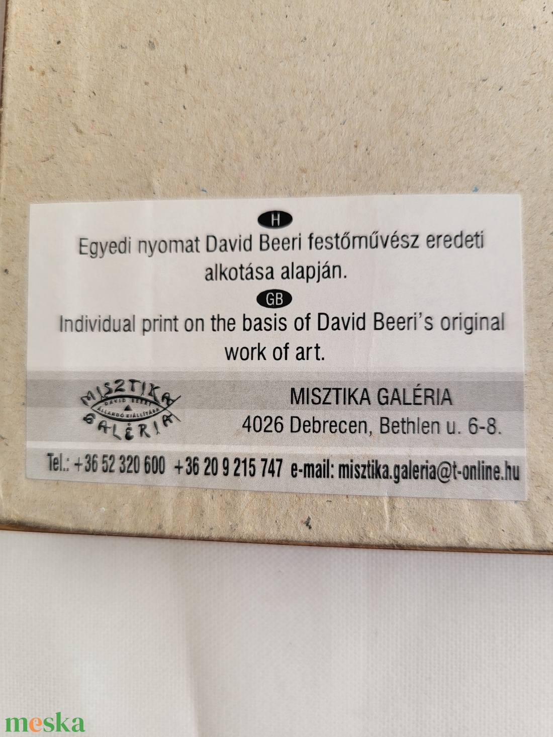 7 db-os egyedi nyomat sorozat David Beeri ( Pongor Beri Károly 1951- ) festményeiből - otthon & életmód - dekoráció - kép & falikép - több részes kép - Meska.hu