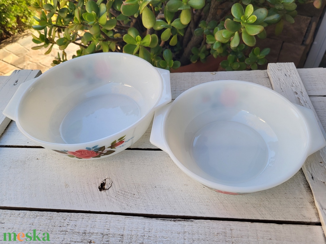 Jénai tál 2 db-os szett - otthon & életmód - konyhafelszerelés, tálalás - tálalás - tányér & étkészlet - Meska.hu