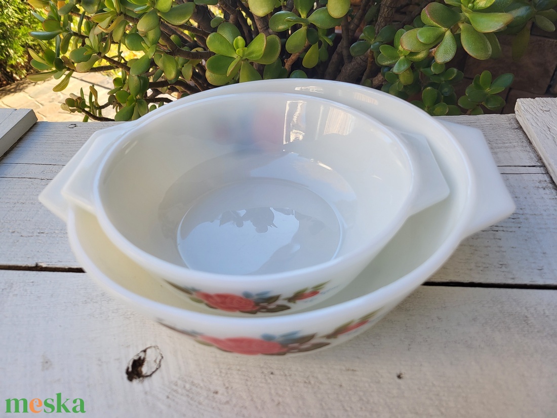 Jénai tál 2 db-os szett - otthon & életmód - konyhafelszerelés, tálalás - tálalás - tányér & étkészlet - Meska.hu