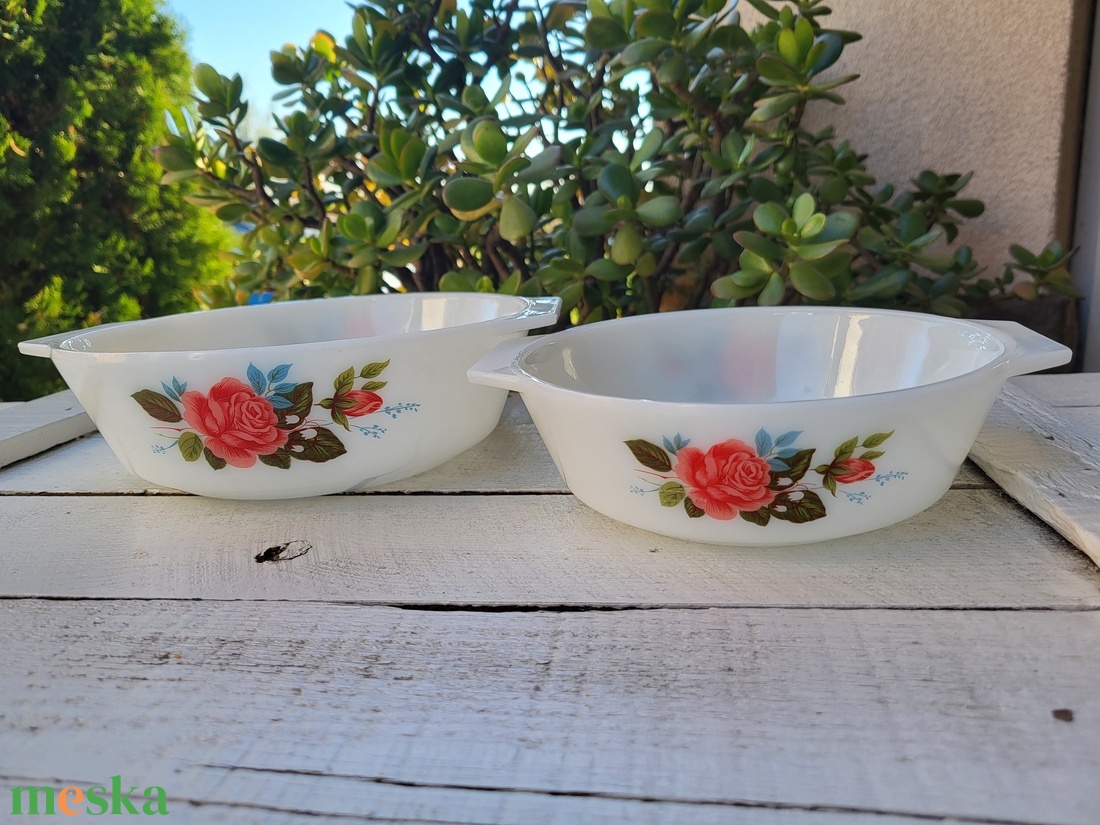 Jénai tál 2 db-os szett - otthon & életmód - konyhafelszerelés, tálalás - tálalás - tányér & étkészlet - Meska.hu