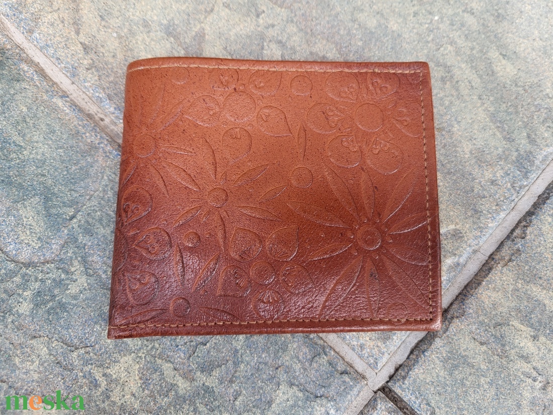 Vintage, iparművészeti, szovjet, bőr, férfi pénztárca - táska & tok - pénztárca & más tok - pénztárca - férfi pénztárca - Meska.hu