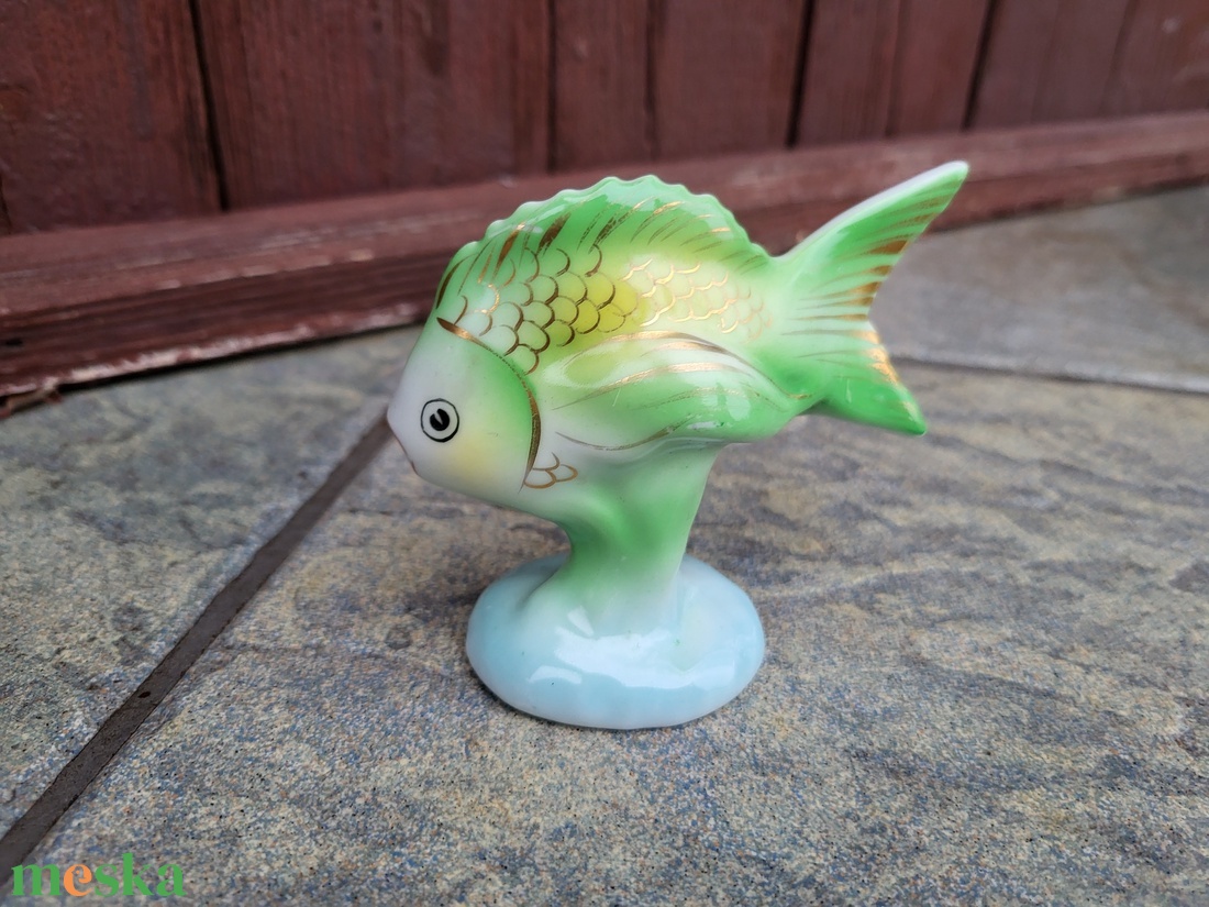 Hollóházi porcelán_halacska - otthon & életmód - dekoráció - dísztárgy - Meska.hu