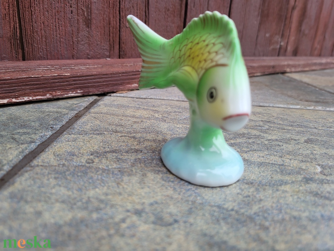 Hollóházi porcelán_halacska - otthon & életmód - dekoráció - dísztárgy - Meska.hu