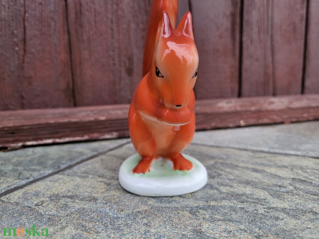 Hollóházi porcelán_mókus - otthon & életmód - dekoráció - dísztárgy - Meska.hu