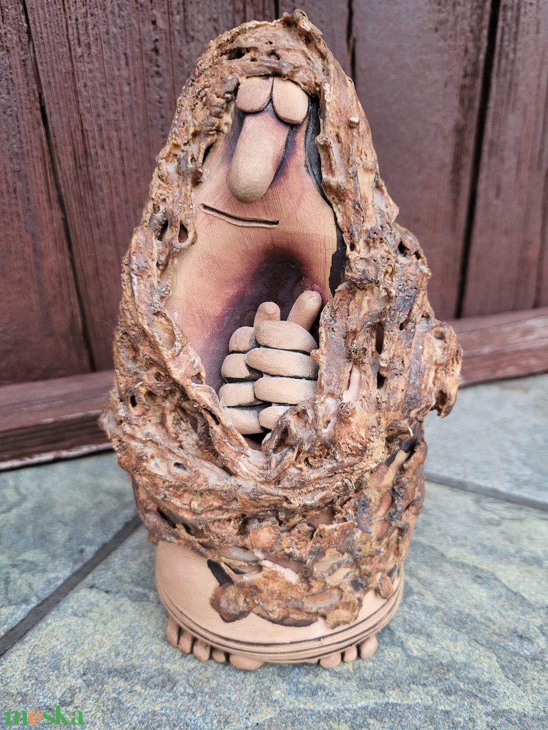 Vertel Andrea kerámiaszobor, kisplasztika - otthon & életmód - dekoráció - dísztárgy - Meska.hu