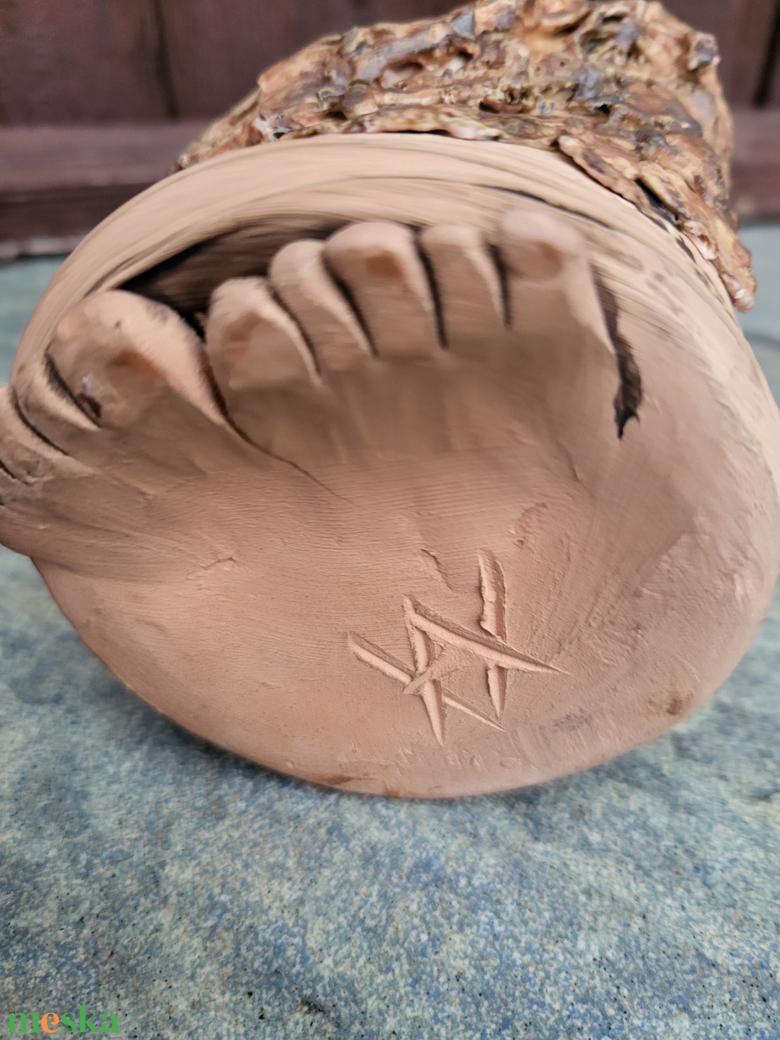 Vertel Andrea kerámiaszobor, kisplasztika - otthon & életmód - dekoráció - dísztárgy - Meska.hu