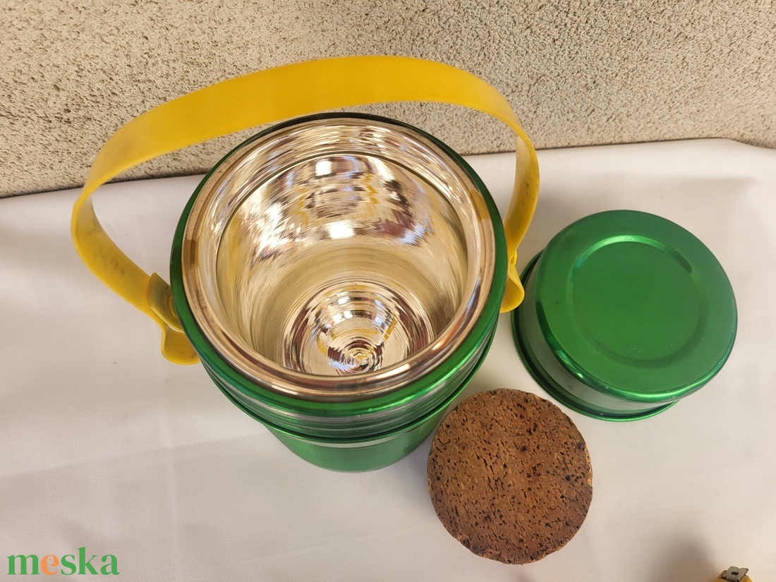 Vintage, nagyméretű fagyis termosz - otthon & életmód - konyhafelszerelés, tálalás - italos kellékek - termoszok - Meska.hu