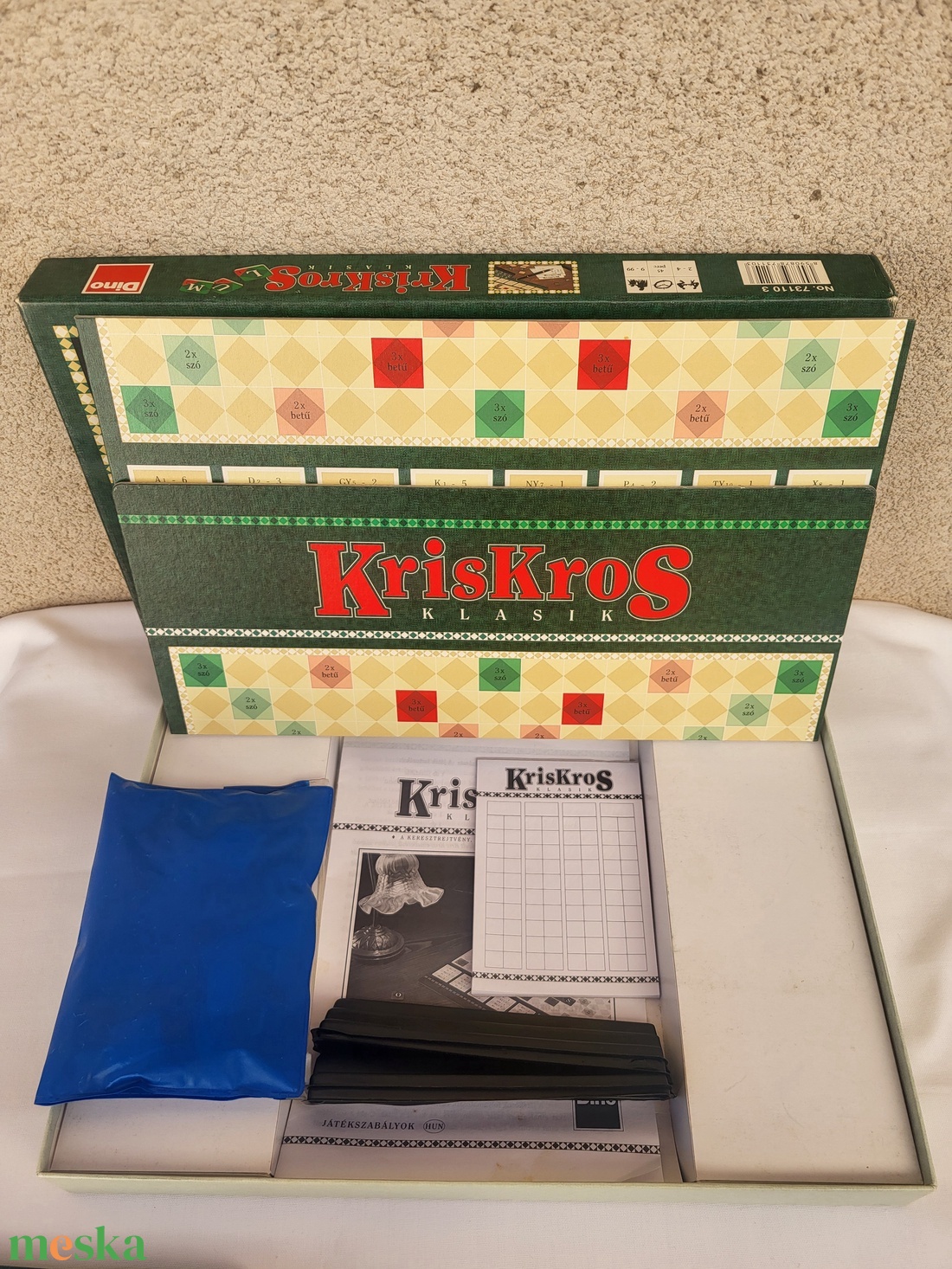 KrisKros Klasik szókirakó játék - játék & sport - készségfejlesztő és logikai játék - oktató játékok - Meska.hu