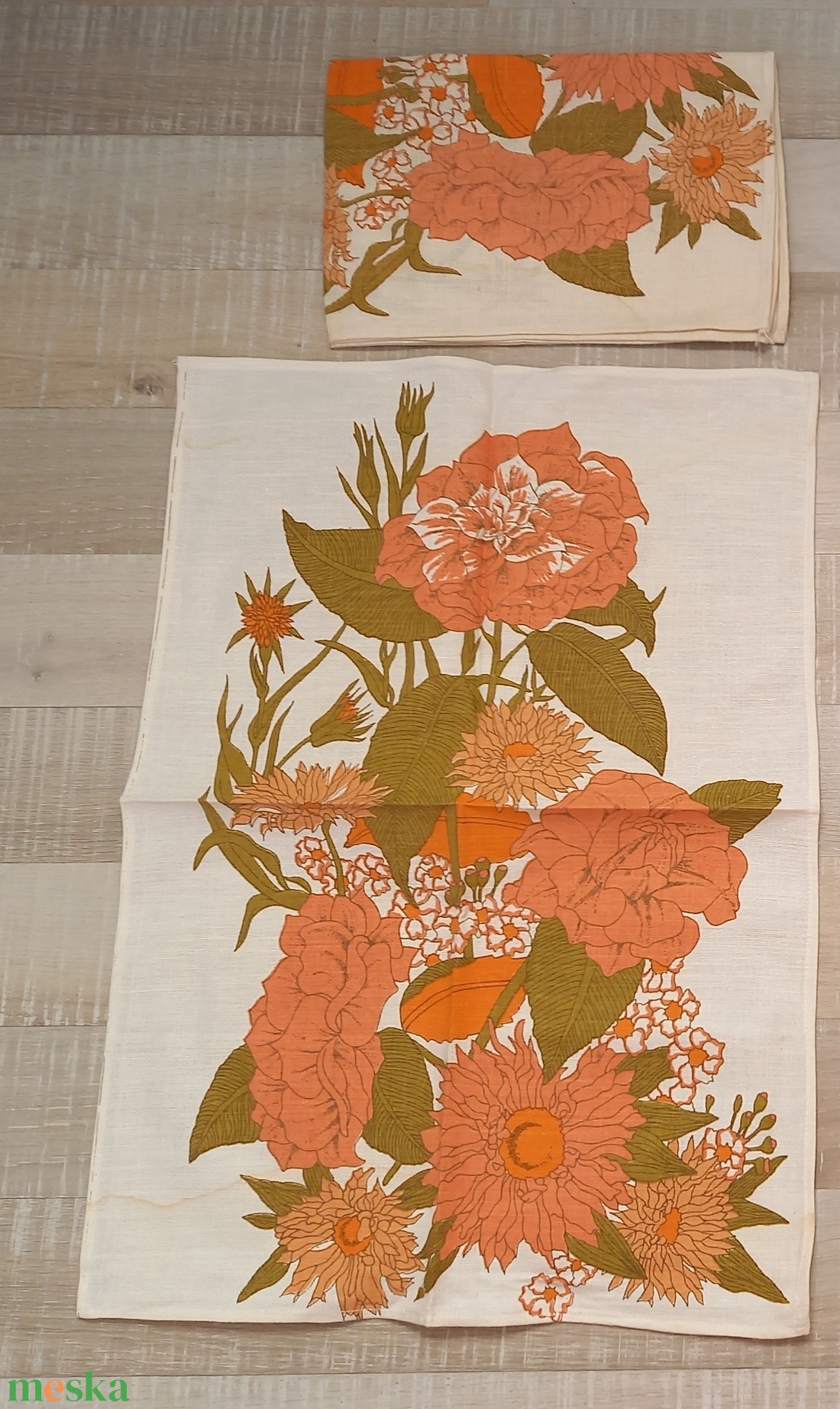 Vintage lenvászon konyharuhák párban - otthon & életmód - konyhafelszerelés, tálalás - konyhai textil - konyharuha & törlőkendő - Meska.hu