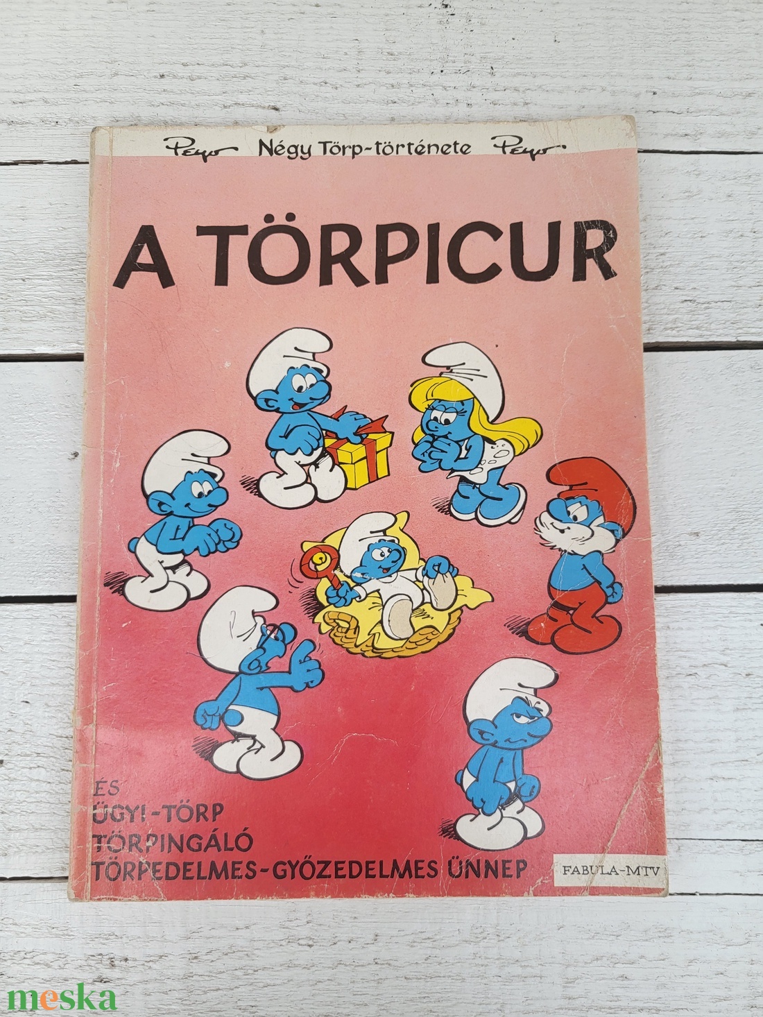 Peyo: A Törpicur _ képregény 4 történettel - könyv & zene - könyv - Meska.hu