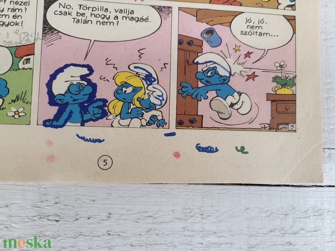 Peyo: A Törpicur _ képregény 4 történettel - könyv & zene - könyv - Meska.hu