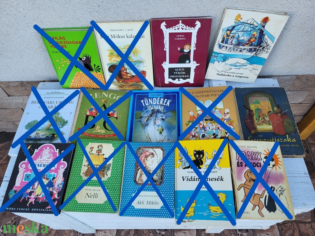 Retro mesekönyvek 1. - könyv & zene - könyv - Meska.hu