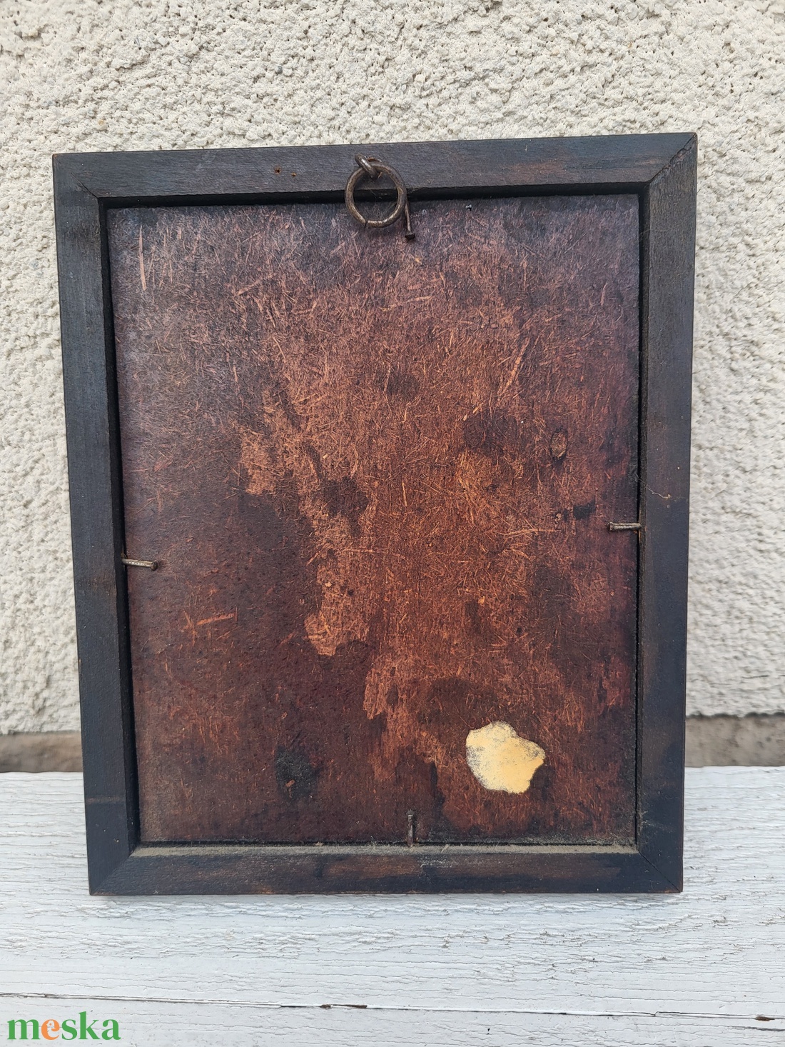 Pravoszláv / ortodox fakeretes vörösréz domborműves ikon - otthon & életmód - vallás - házi áldás - Meska.hu