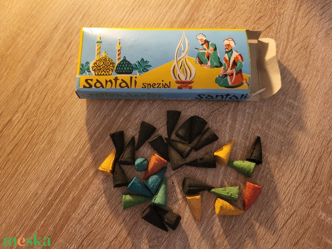 Vintage, retro, NDK Crottendorfer Santali Spezial füstölő - otthon & életmód - gyertya, illat, aroma - illatviasz - Meska.hu