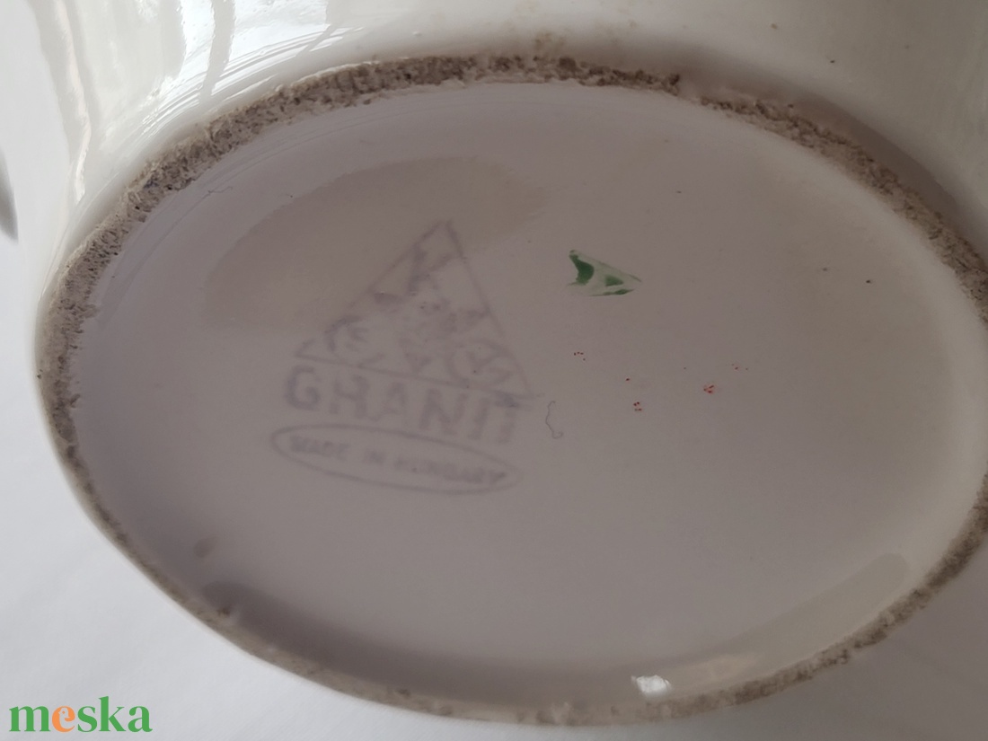 Kézzel festett, ritka Gránit vizeskancsó - otthon & életmód - konyhafelszerelés, tálalás - tálalás - üveg & kancsó - Meska.hu